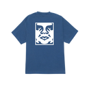 Obey Bold Icon Face Heavyweight Classic Tee – zwart T-shirt van zwaar katoen met Obey Face graphic