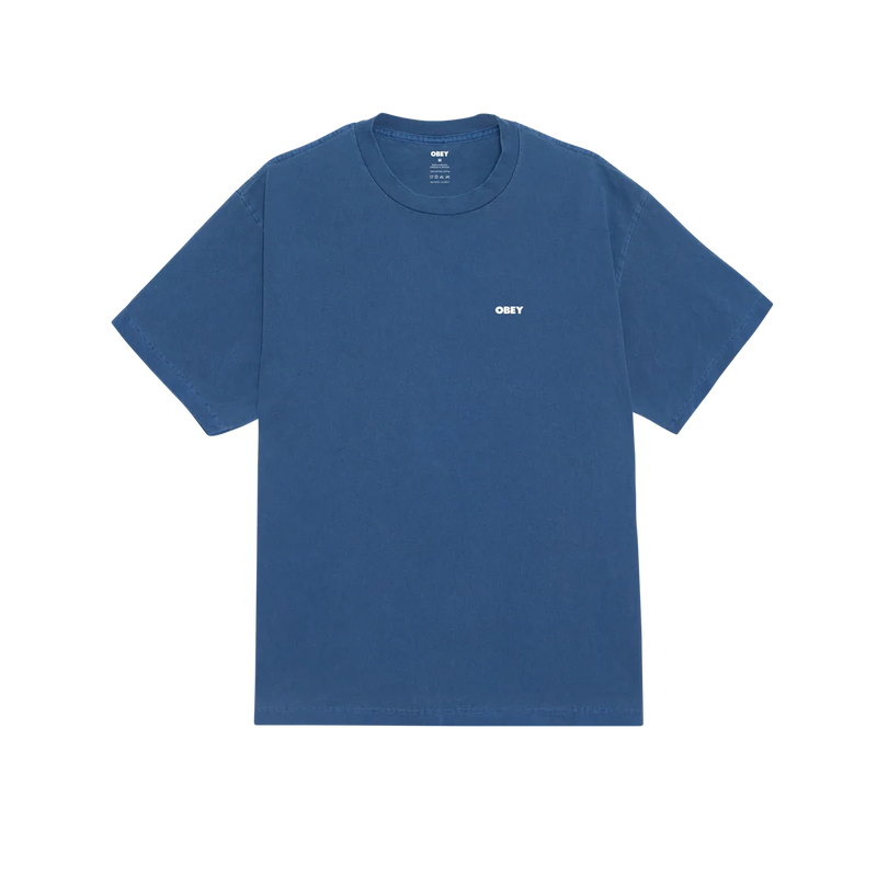Obey Bold Icon Face Heavyweight Classic Tee – zwart T-shirt van zwaar katoen met Obey Face graphic