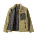 Dark Seas Hancock Custom Fleece black half-zip fleece pullover met borstlogo