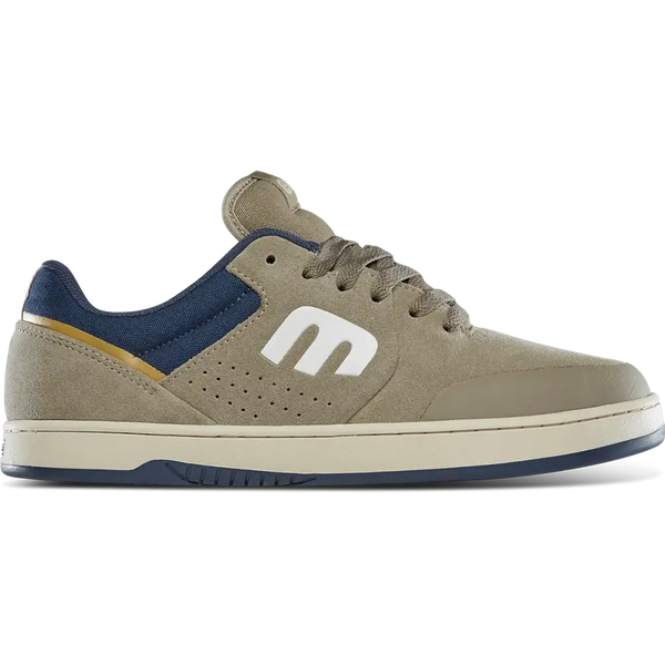 Etnies Marana Michelin Green Blue – groene suède skateschoen met blauwe accenten en Michelin rubberzool
