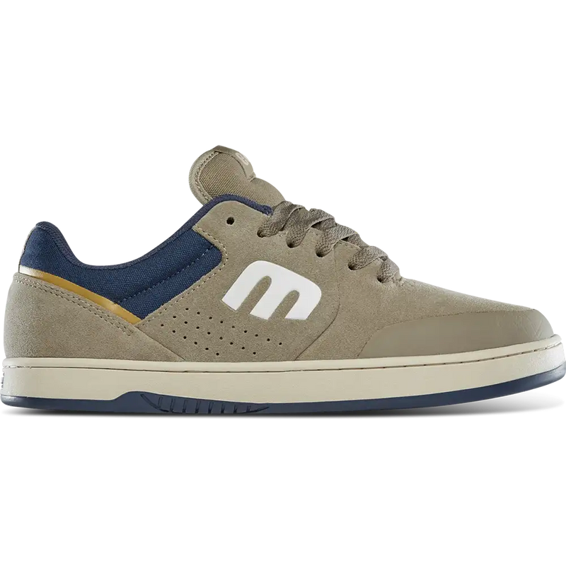 Etnies Marana Michelin Green Blue – groene suède skateschoen met blauwe accenten en Michelin rubberzool