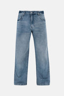 Klassieke denim, moderne fit. De Reell Denim Solid in Vintage Mid Blue is een echte allrounder.