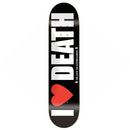 Death Skateboards I Heart Death – skateboarddeck van 7-laags esdoornhout met I Heart Death-graphic en klassieke shape