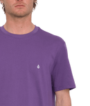 Volcom STONE BLANKS BASIC T-shirt DEEP PURPLE