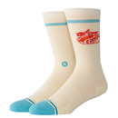 Stance Dog Crew Canvas – crew sokken in canvas kleur met speelse honden-print en medium cushioning