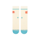 Stance Dog Crew Canvas – crew sokken in canvas kleur met speelse honden-print en medium cushioning