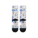 Stance Microbial Crew Stringgrey – grijze antimicrobiële sokken van Stance met medium cushioning en versterkte zones