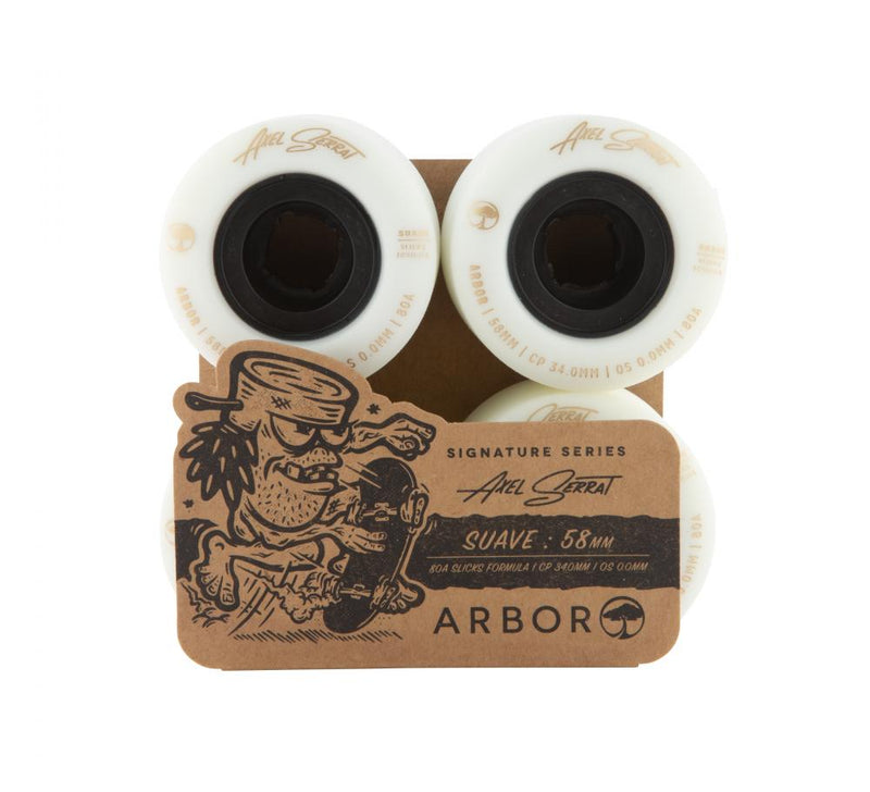 Bestel de Arbor Signature Wheel Suave Axel Serrat 80a Dark Green veilig, gemakkelijk en snel bij Revert 95. Check onze website voor de gehele Arbor collectie, of kom gezellig langs bij onze winkel in Haarlem.