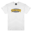 Thrasher Checkered Oval T-shirt – katoenen T-shirt met geborduurd Thrasher Checkered Oval-logo
