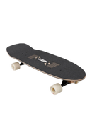 Globe Walrus Surf Skate – Black Peaking surfskate board met swallow tail en Black Peaking graphic