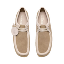 Clarks Originals Wallabee Maple Stripe suède schoen in maple kleur met crêpezool en stripe detail