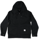 Revert 95 Classic Heavy Duty Work Hooded Jacket – canvas work jacket van cotton duck canvas met quilted recycled polyester lining en Revert 95 branding