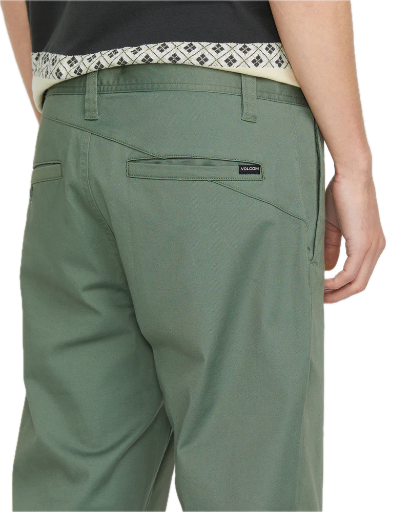 Koop de Volcom Frickin Modern Stretch Pant Light olive veilig en snel bij Revert 95 online of kom hem checken in de winkel in Haarlem.