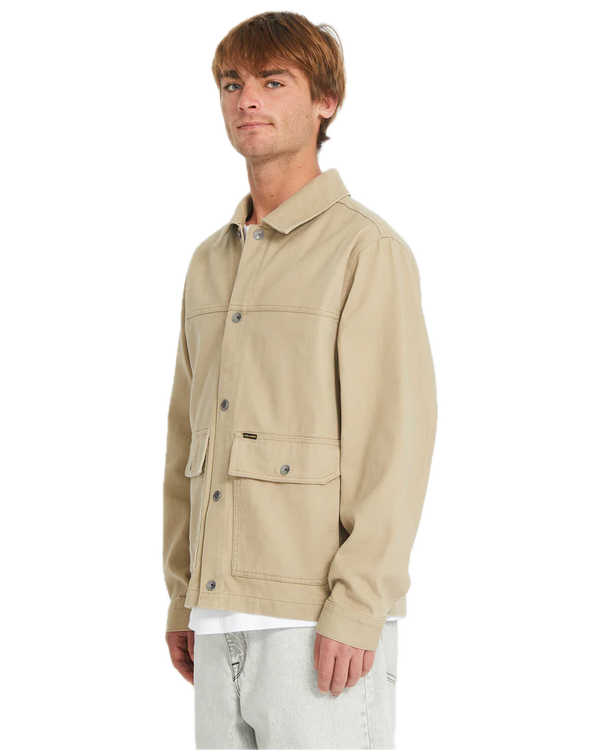 Koop de Volcom Barton Jacket Khaki veilig en snel bij Revert 95 online of kom hem checken in de winkel in Haarlem.