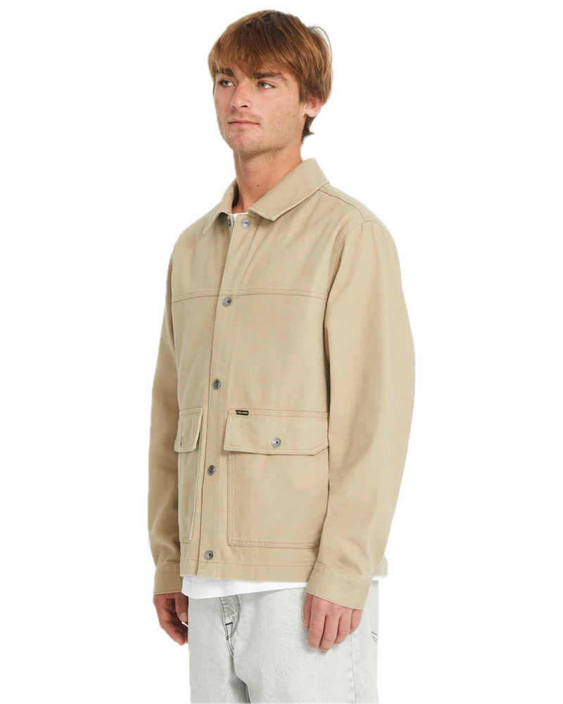 Koop de Volcom Barton Jacket Khaki veilig en snel bij Revert 95 online of kom hem checken in de winkel in Haarlem.