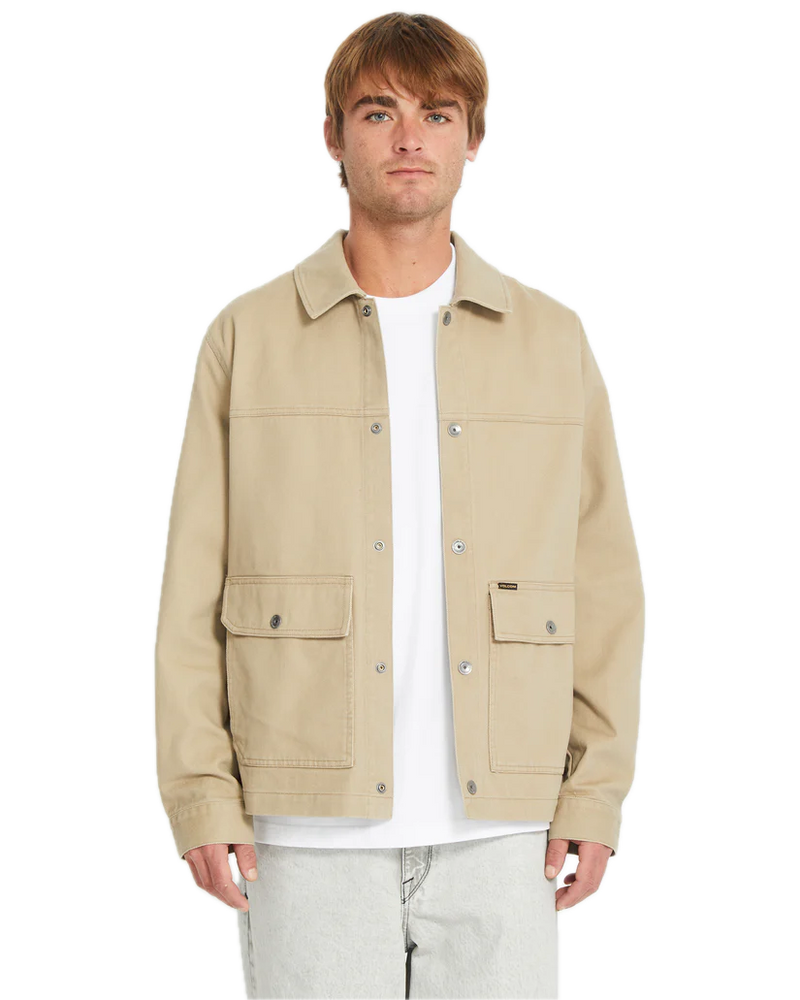 Koop de Volcom Barton Jacket Khaki veilig en snel bij Revert 95 online of kom hem checken in de winkel in Haarlem.