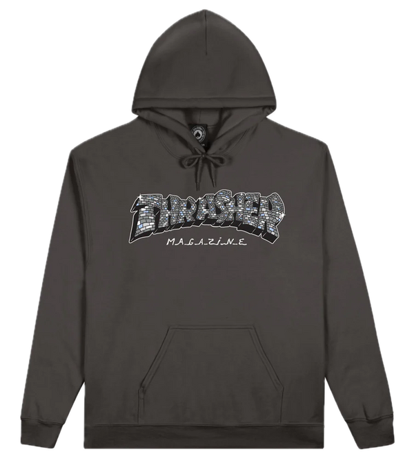 Thrasher Disco By Spanky Hooded Sweater – hoodie met Disco graphic door Kevin “Spanky” Long