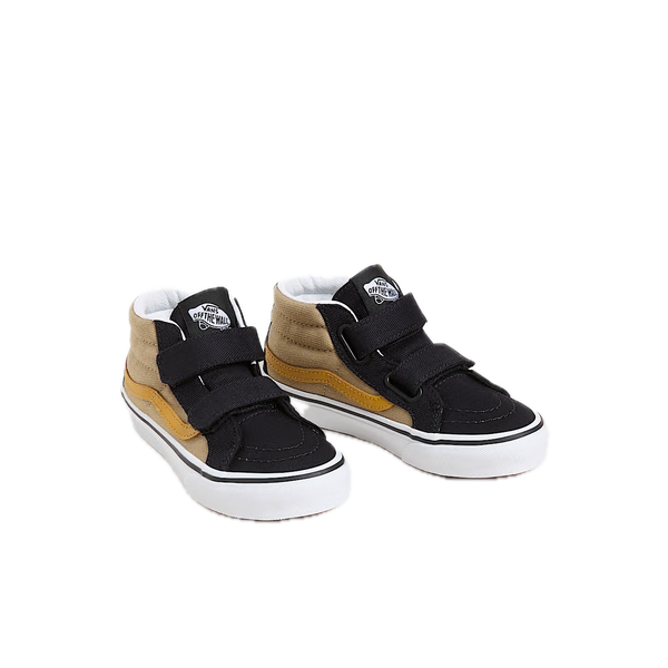 Koop de Vans Sk8-Mid Reissue Velcro Twill Tan Kids 4 tm 8 jaar veilig en snel bij Revert 95 online of kom hem checken in de winkel in Haarlem.