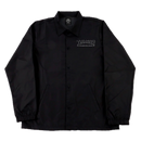 Thrasher Shadow Mag Logo Coach Jacket – zwart coach jacket met geborduurd Shadow Mag-logo en drukknopen