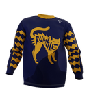 Rumble Speedshop Yellow Saw Jersey geel moto-style jersey met Saw-graphic