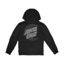 Santa Cruz Youth Imprint Moon Dot Hood Black midweight fleece hoodie met maanprint