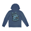 Santa Cruz Youth Winkowski Dog Hoodie Heritage Blue brushed fleece hoodie