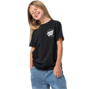 Santa Cruz Youth Imprint Moon Dot T-Shirt Black met Moon Dot-print op borst en rug