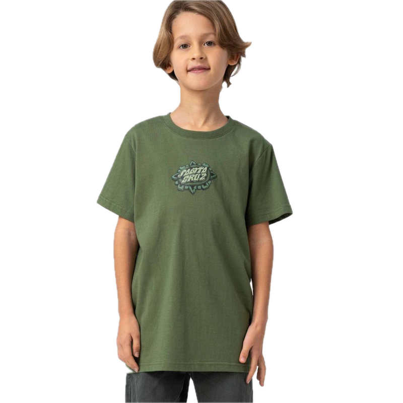 Santa Cruz Youth Winkowski Dog T-Shirt met Winkowski Dog-graphic op borst en rug