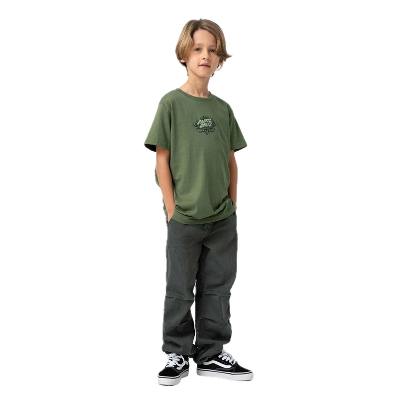 Santa Cruz Youth Winkowski Dog T-Shirt met Winkowski Dog-graphic op borst en rug