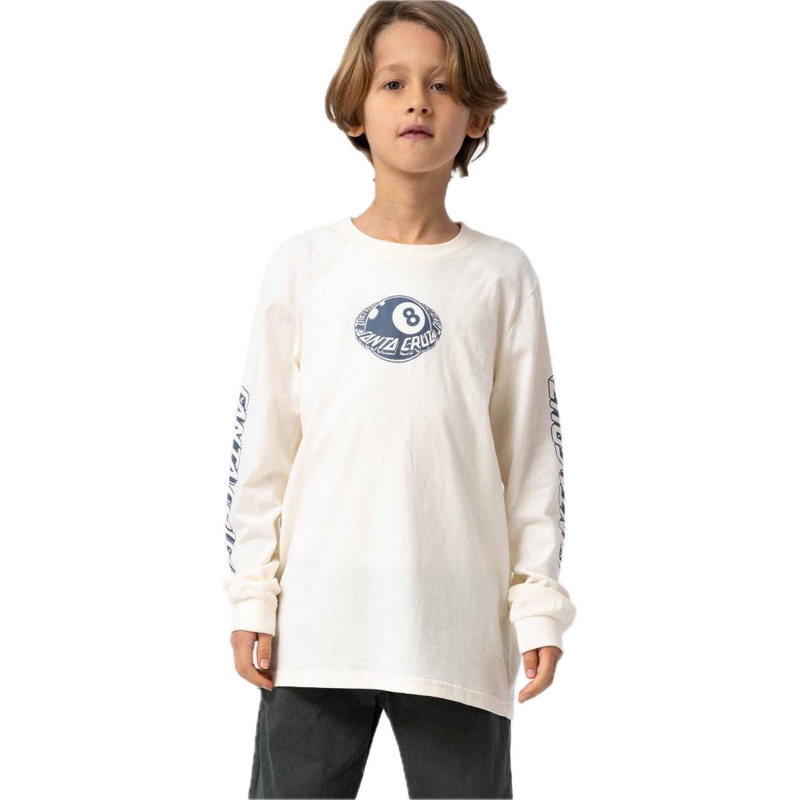 Santa Cruz Youth Winkowski Eighth Planet Longsleeve T-Shirt Black met kleurrijke Winkowski-print
