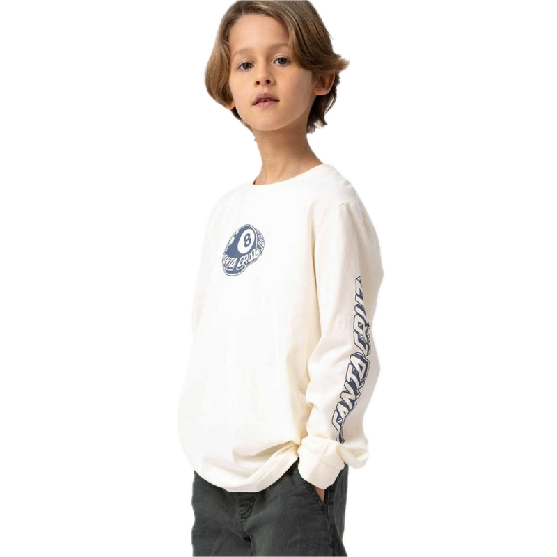 Santa Cruz Youth Winkowski Eighth Planet Longsleeve T-Shirt Black met kleurrijke Winkowski-print