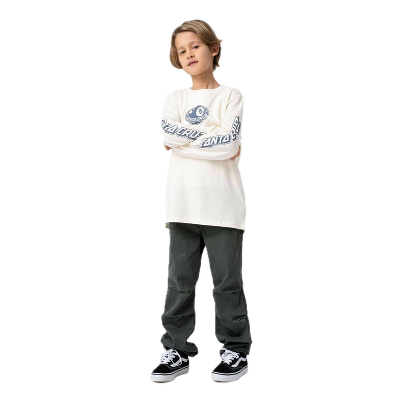 Santa Cruz Youth Winkowski Eighth Planet Longsleeve T-Shirt Black met kleurrijke Winkowski-print