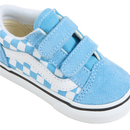 Koop de Vans Old Skool Velcro Checkerboard Light Blue Kids 1 tm 4 jaar veilig en snel bij Revert 95 online of kom hem checken in de winkel in Haarlem.