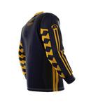 Rumble Speedshop Yellow Saw Jersey geel moto-style jersey met Saw-graphic