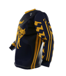 Rumble Speedshop Yellow Saw Jersey geel moto-style jersey met Saw-graphic