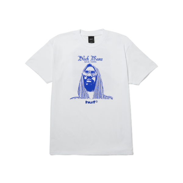 HUF Black Moses S/S Heavyweight Tee zwart heavyweight t-shirt met graphic print