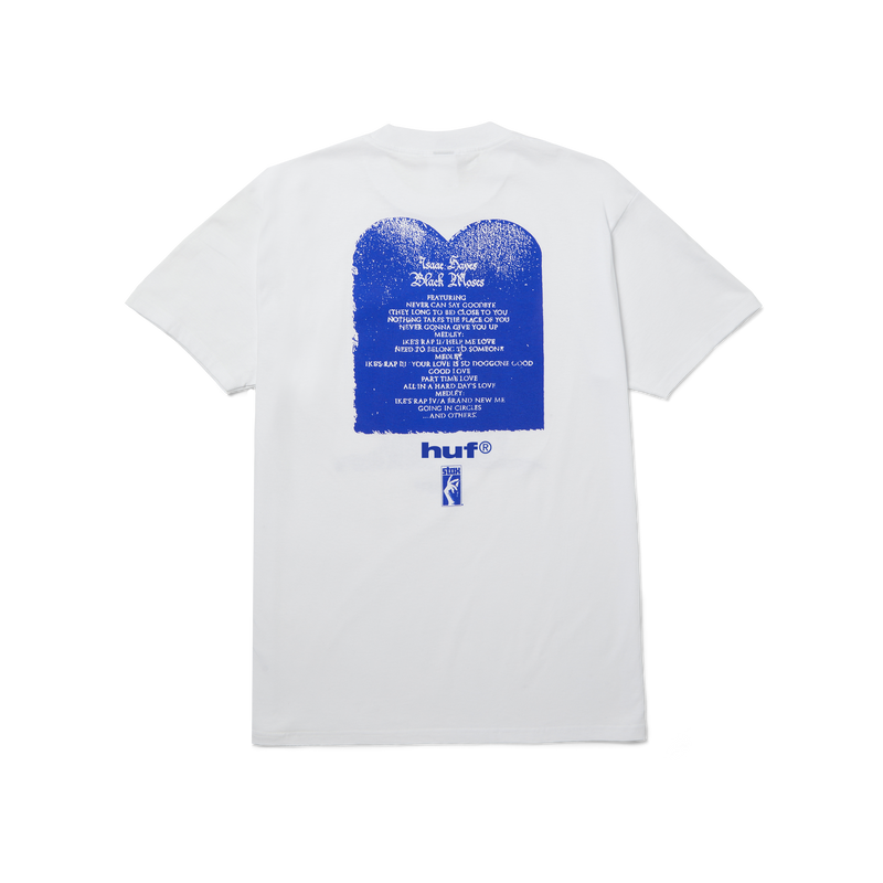 HUF Black Moses S/S Heavyweight Tee zwart heavyweight t-shirt met graphic print