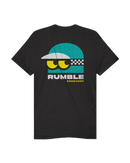 Rumble Speedshop Goggle Eye Black Heather Tee