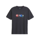 Vans Backspin SS Black – zwart T-shirt van katoen met Backspin-graphic op borst en rug