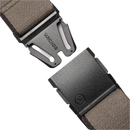 Arcade Belts Carto Slim Dunes Oat – slim fit stretchriem in zandkleur met verstelbare kliksluiting