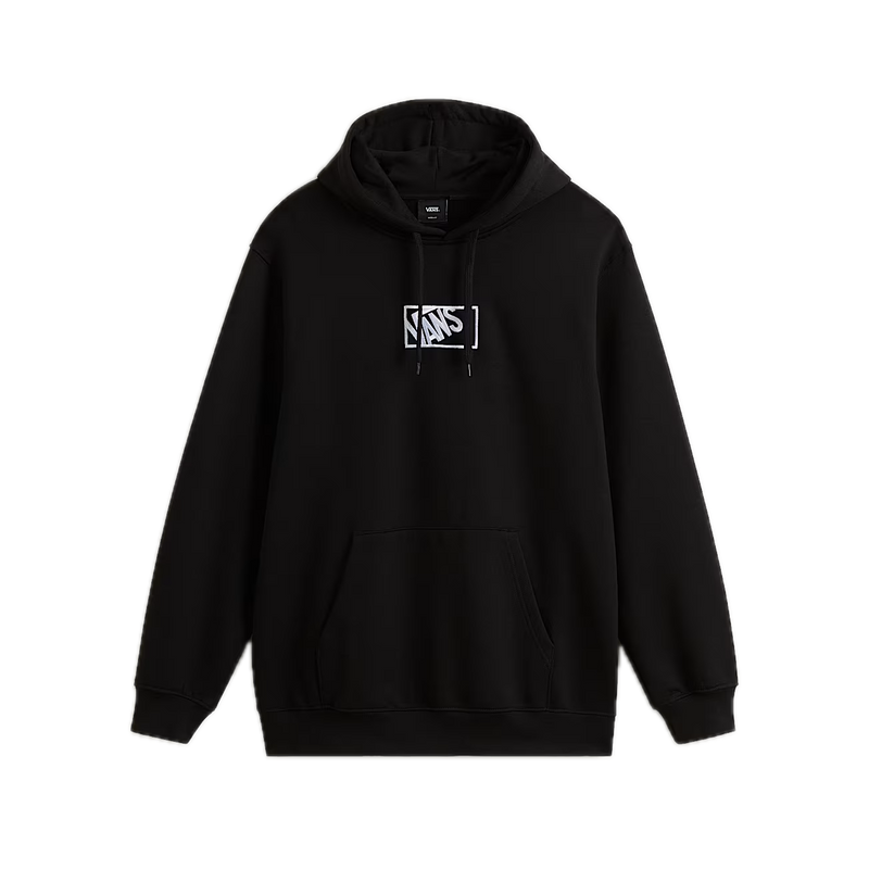 Vans Blocked Box Pullover Hoodie Kids Black – zwarte kinderhoodie met Vans Box-logo en capuchon