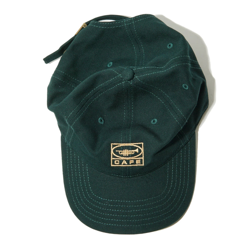 Skateboard Café 45 6 Panel Cap – katoenen cap met geborduurde 45 graphic en verstelbare strapback