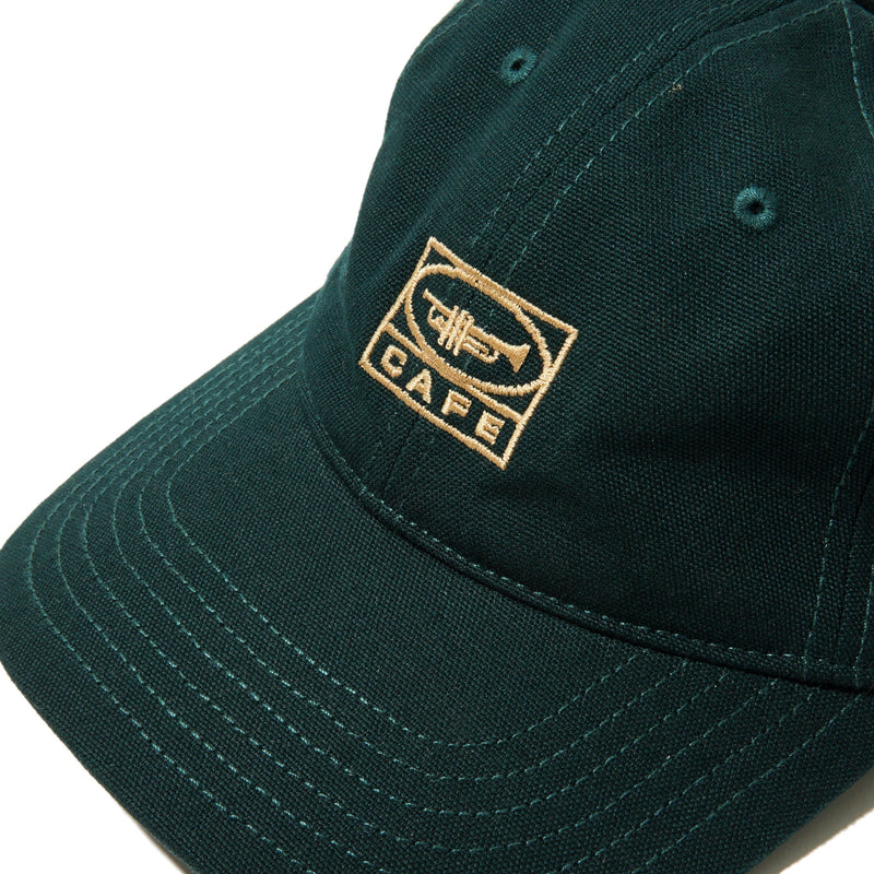 Skateboard Café 45 6 Panel Cap – katoenen cap met geborduurde 45 graphic en verstelbare strapback