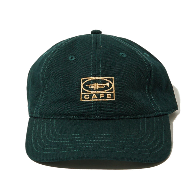 Skateboard Café 45 6 Panel Cap – katoenen cap met geborduurde 45 graphic en verstelbare strapback