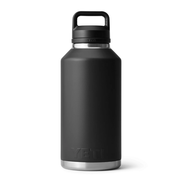 Yeti Rambler 64 Oz Chug Bottle 1,9 L – dubbelwandige roestvrijstalen drinkfles met Chug Cap, 1,9 liter inhoud, geïsoleerd en vaatwasserbestendig