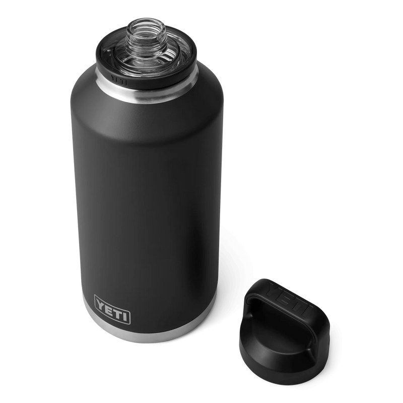 Yeti Rambler 64 Oz Chug Bottle 1,9 L – dubbelwandige roestvrijstalen drinkfles met Chug Cap, 1,9 liter inhoud, geïsoleerd en vaatwasserbestendig