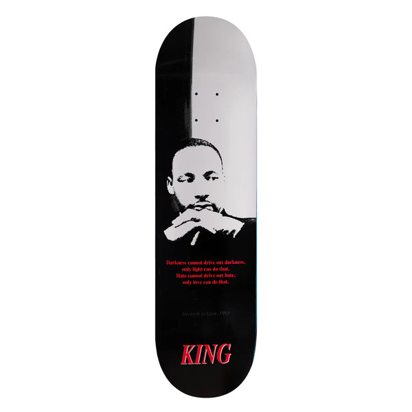 Bestel de King Skateboards Strength to Love veilig, gemakkelijk en snel bij Revert 95. Check onze website voor de gehele King Skateboards, of kom gezellig langs bij onze winkel in Haarlem.