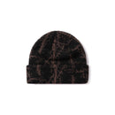 Former Turmoil Beanie Choc – rib knit beanie in Choc kleur met Turmoil branding