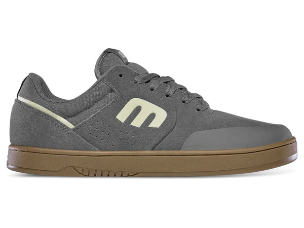 Etnies Marana Michelin Carbon – donkergrijze suède skateschoen met duurzame Michelin-zool en verstevigde neus