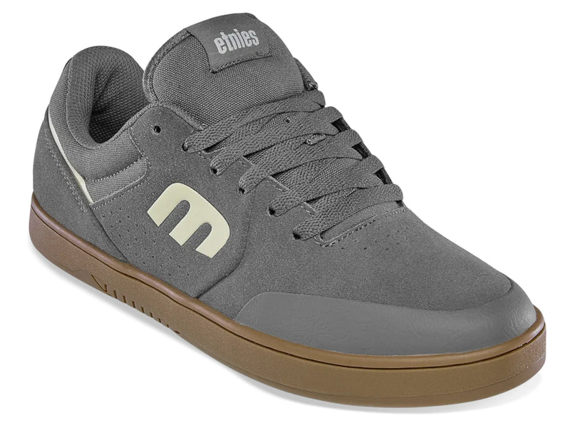 Etnies Marana Michelin Carbon – donkergrijze suède skateschoen met duurzame Michelin-zool en verstevigde neus